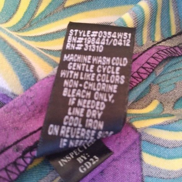 SHEATH TRIBAL PRINT SLEEVELESS PURPLE COMBO SZ 18 WOMENS 18 NWT - Picture 11 of 11